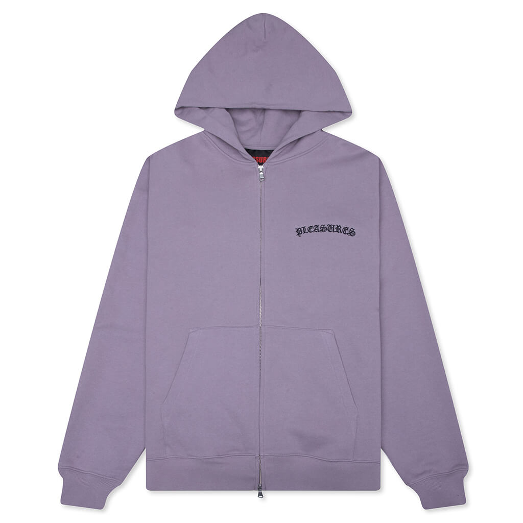 Neural Zip Hoodie - Lilac