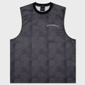 Neural Mesh Sleeveless T-Shirt - Black