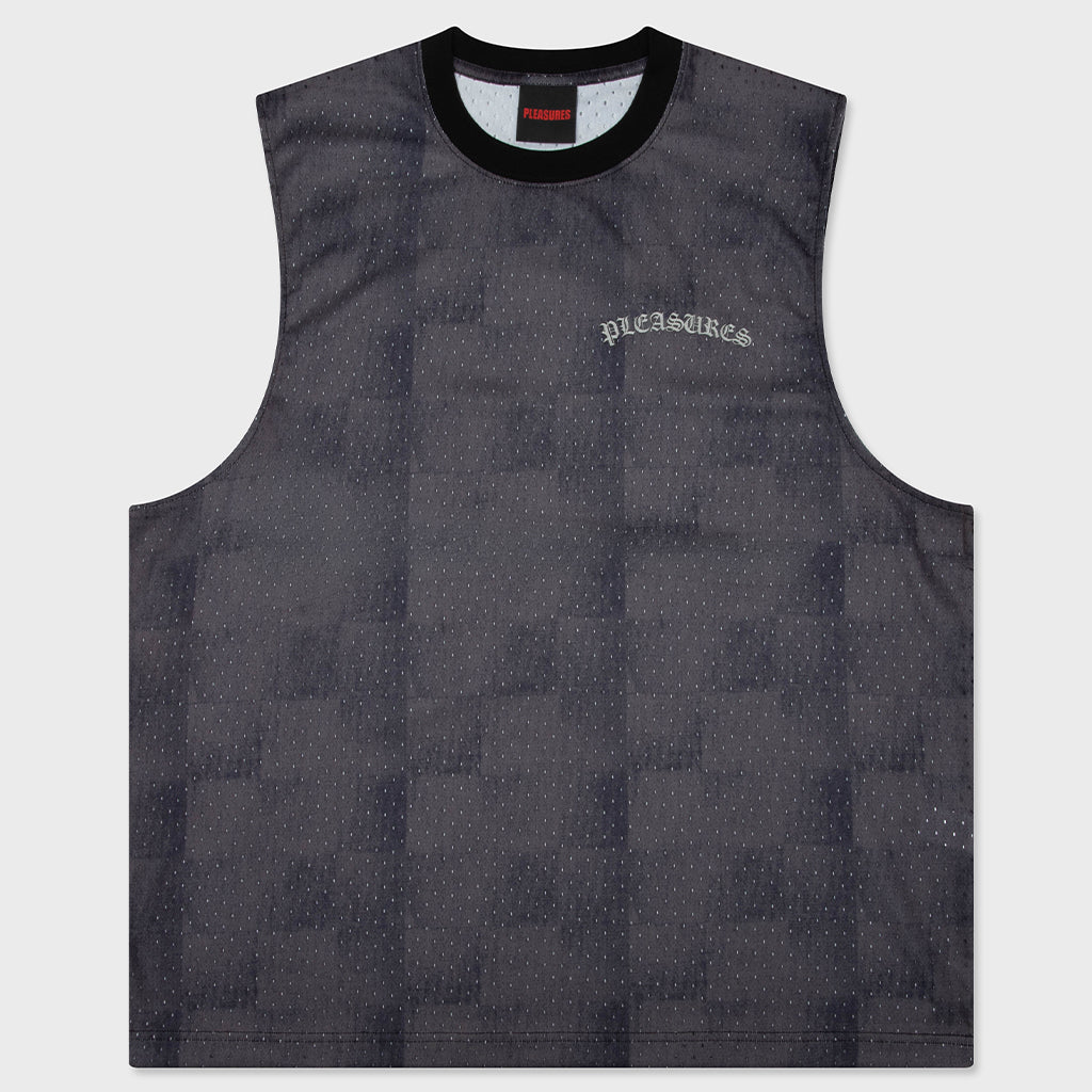 Neural Mesh Sleeveless T-Shirt - Black