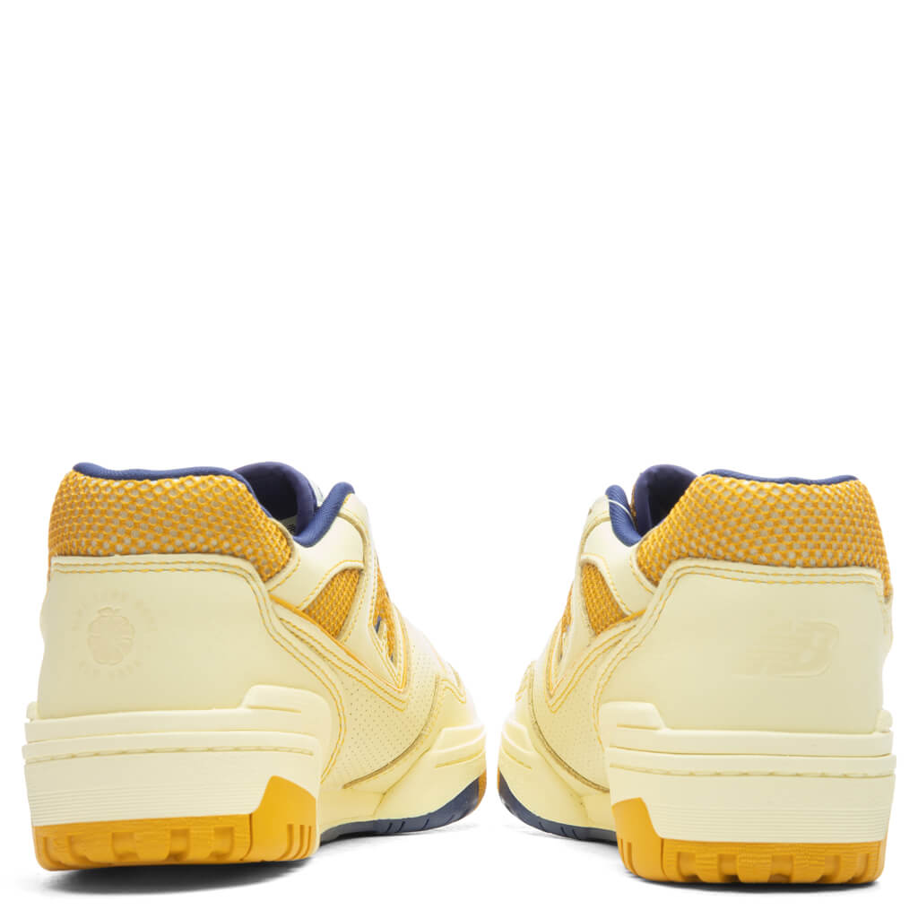P550 Basketball Oxfords - White/Yellow
