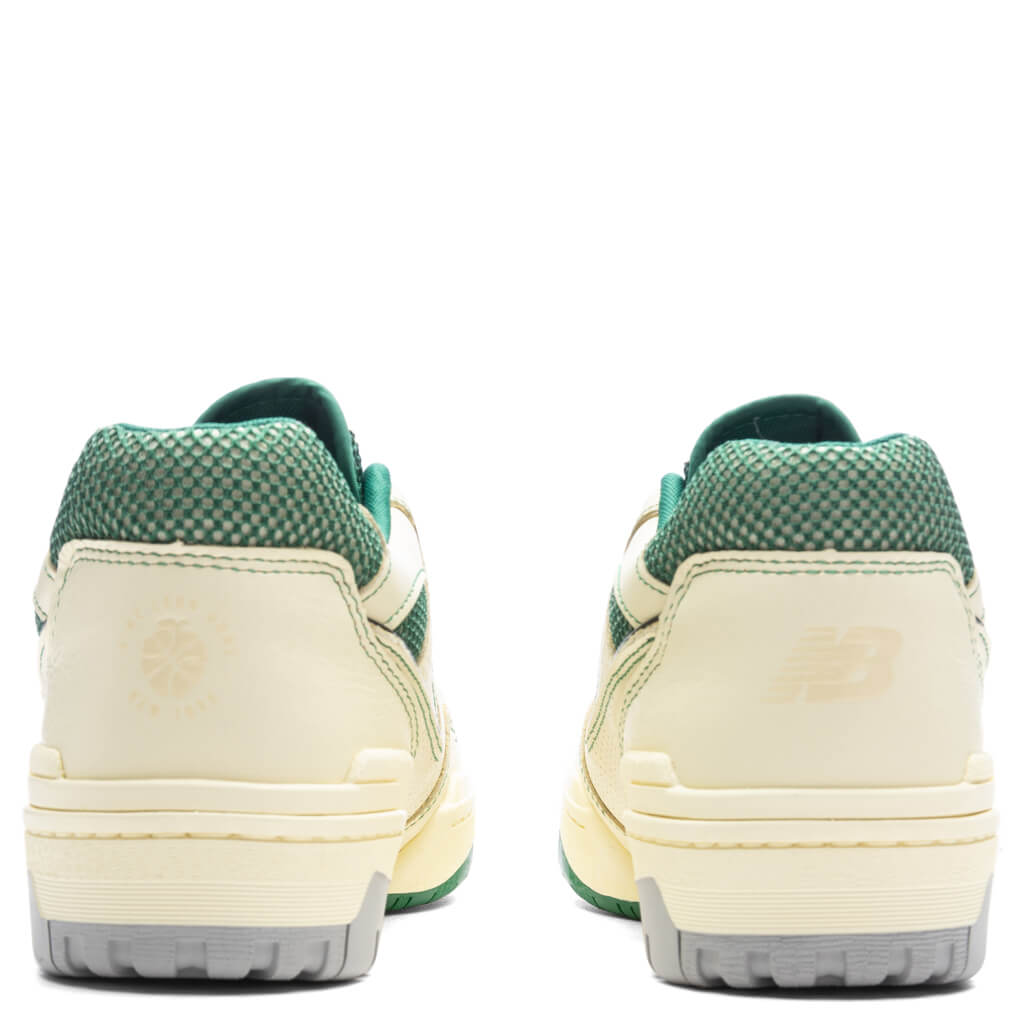 P550 Basketball Oxfords - White/Green