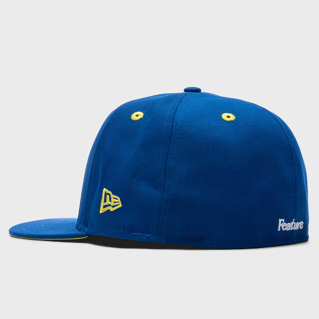 59FIFTY Collegiate F - Blue Azure/Yellow