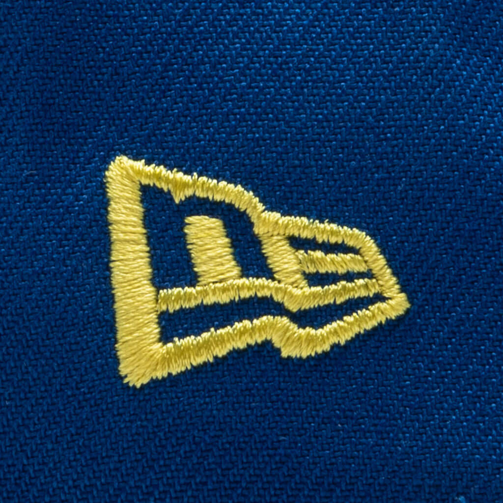 59FIFTY Collegiate F - Blue Azure/Yellow