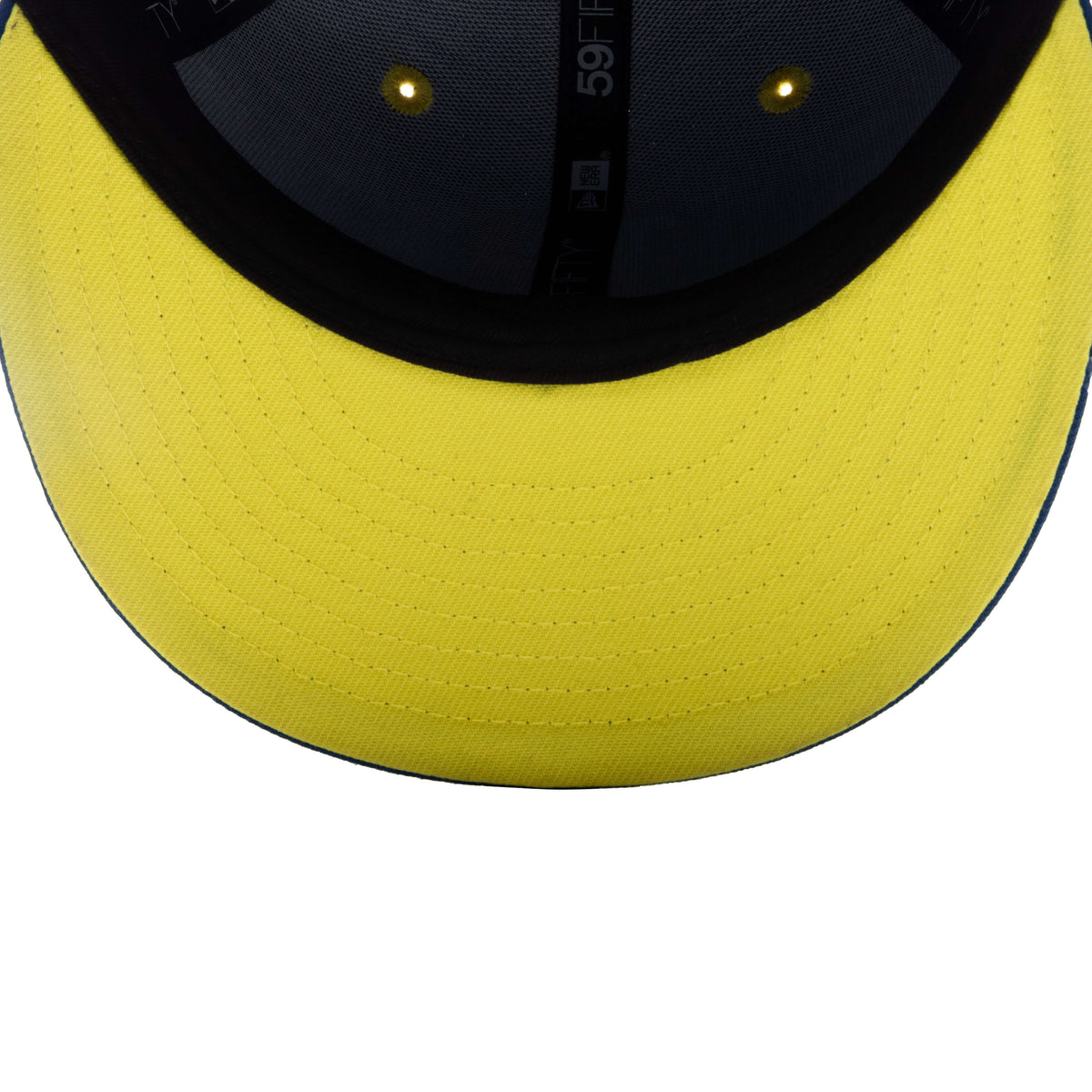 59FIFTY Collegiate F - Blue Azure/Yellow