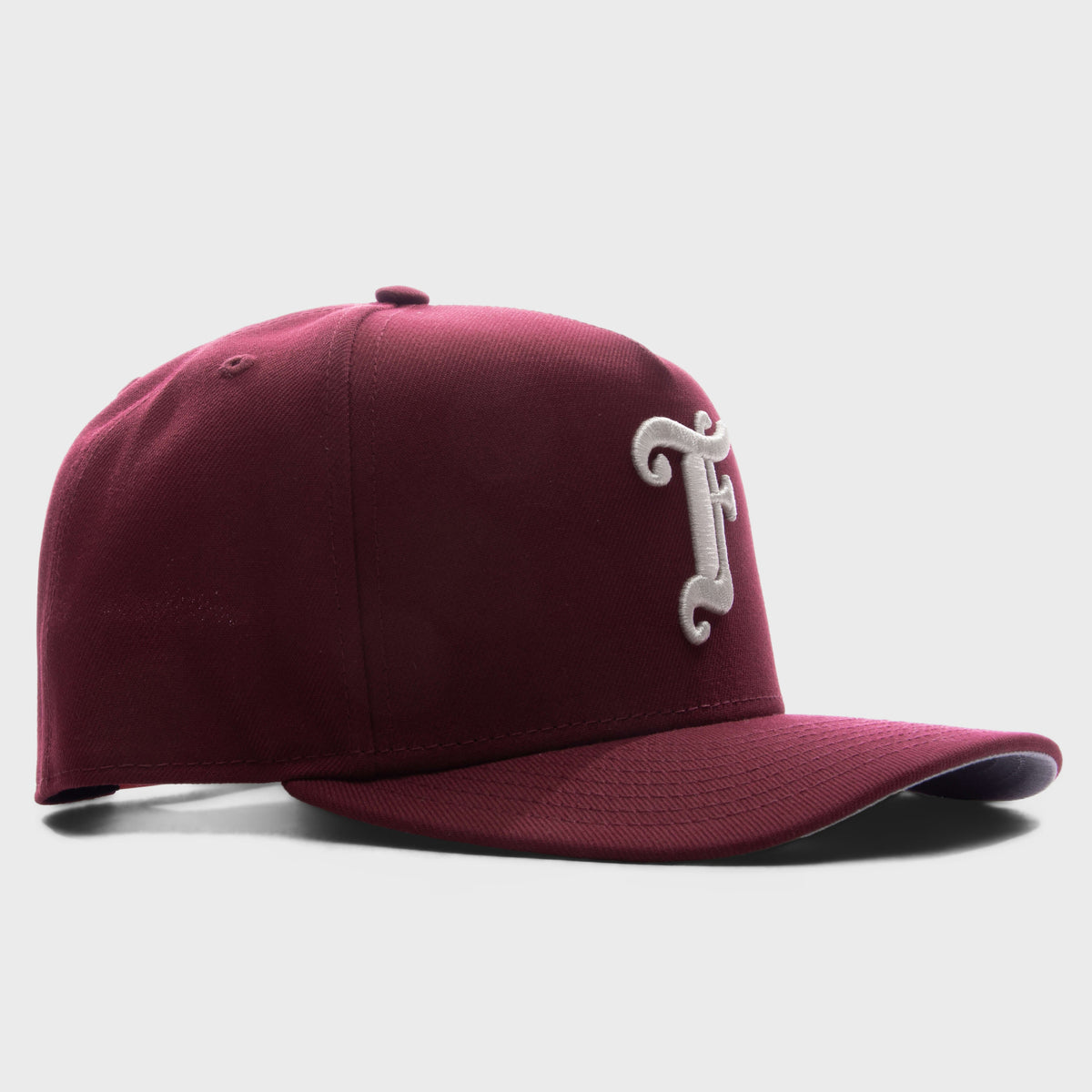 9FIFTY Curved A-Frame Old English F Snapback - Scarlet