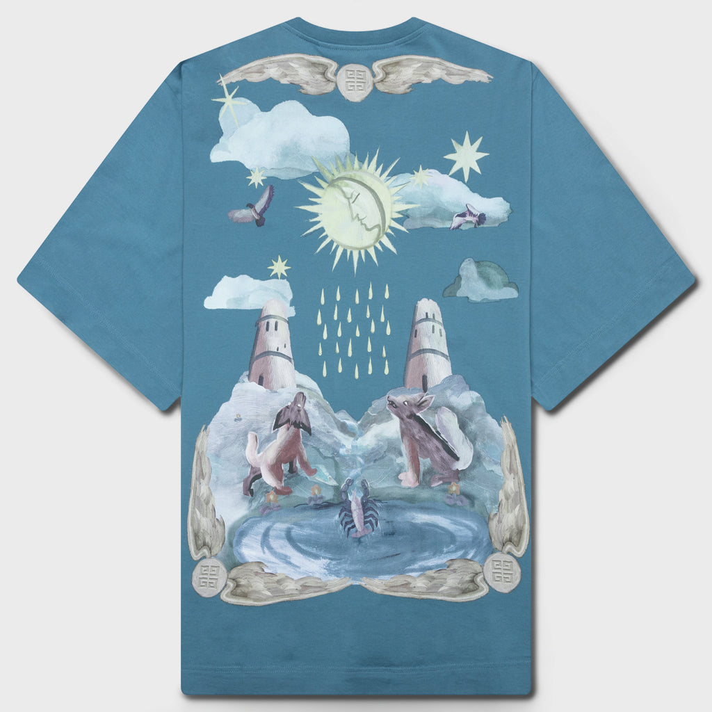 Sun Stars T-Shirt - Steel Blue