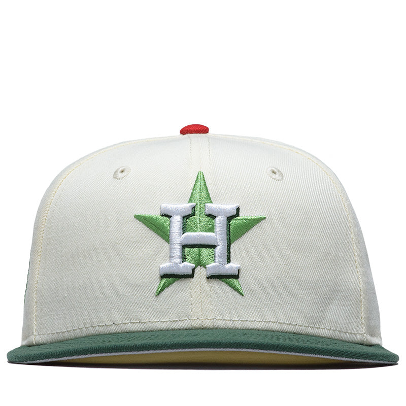 New Era x Politics Houston Astros 59FIFTY Fitted - Chrome/Mountain Pine