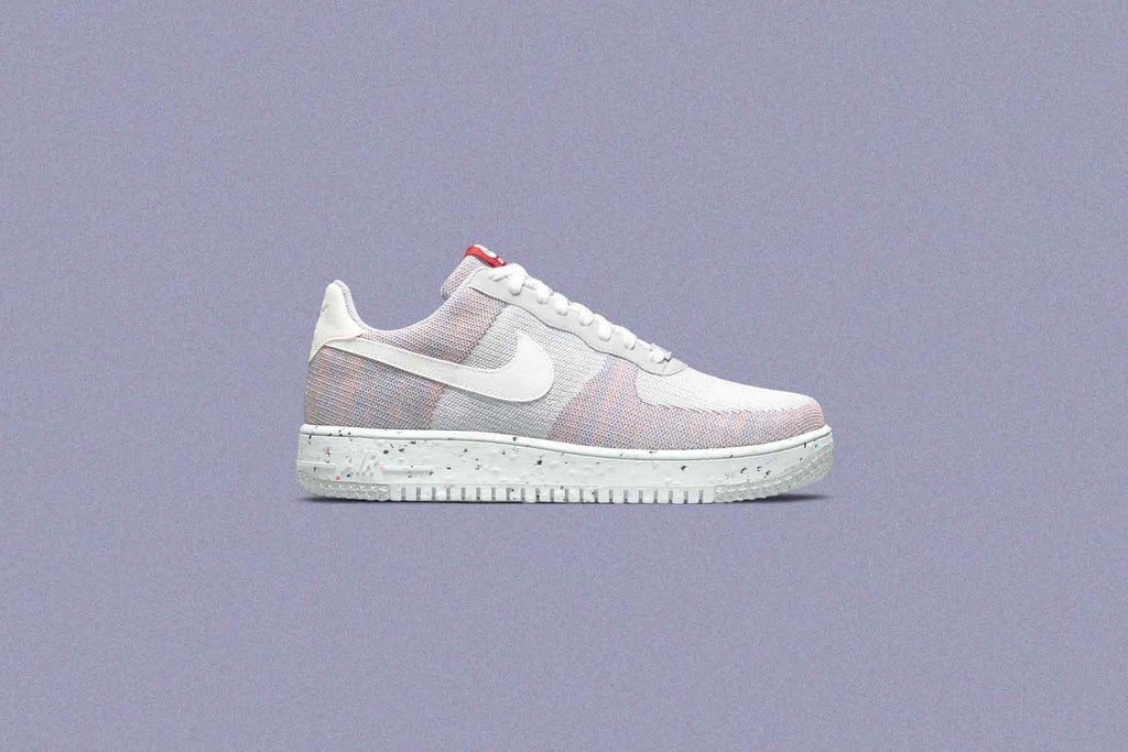 Air Force 1 Crater Flyknit - Wolf Grey/White