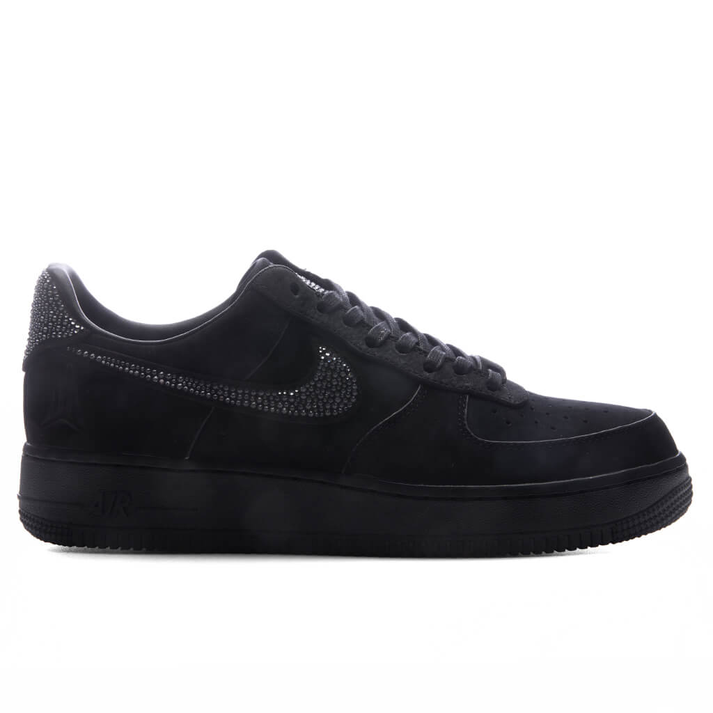 Air Force 1 Luxe Swarovski - Black/Metallic Silver/Cobalt Bliss
