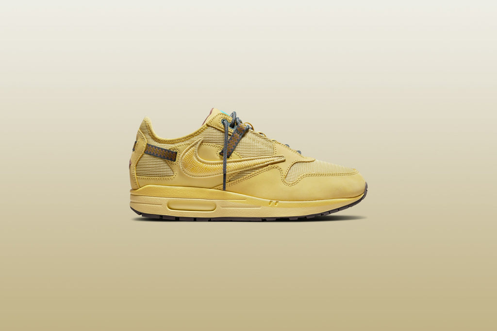 Air Max 1 x Travis Scott CACT.US CORP - Saturn Gold/Tea Tree Mist/Tent