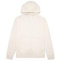 Sportswear Club Fleece Full-Zip Hoodie - Light Bone/White