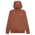 Sportswear Club Fleece Pullover Hoodie - Mineral Clay/White