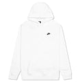 Sportswear Club Fleece Pullover Hoodie - White/Black
