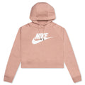 Sportswear Women's Essential Cropped Hoodie - Rose Whisper/White