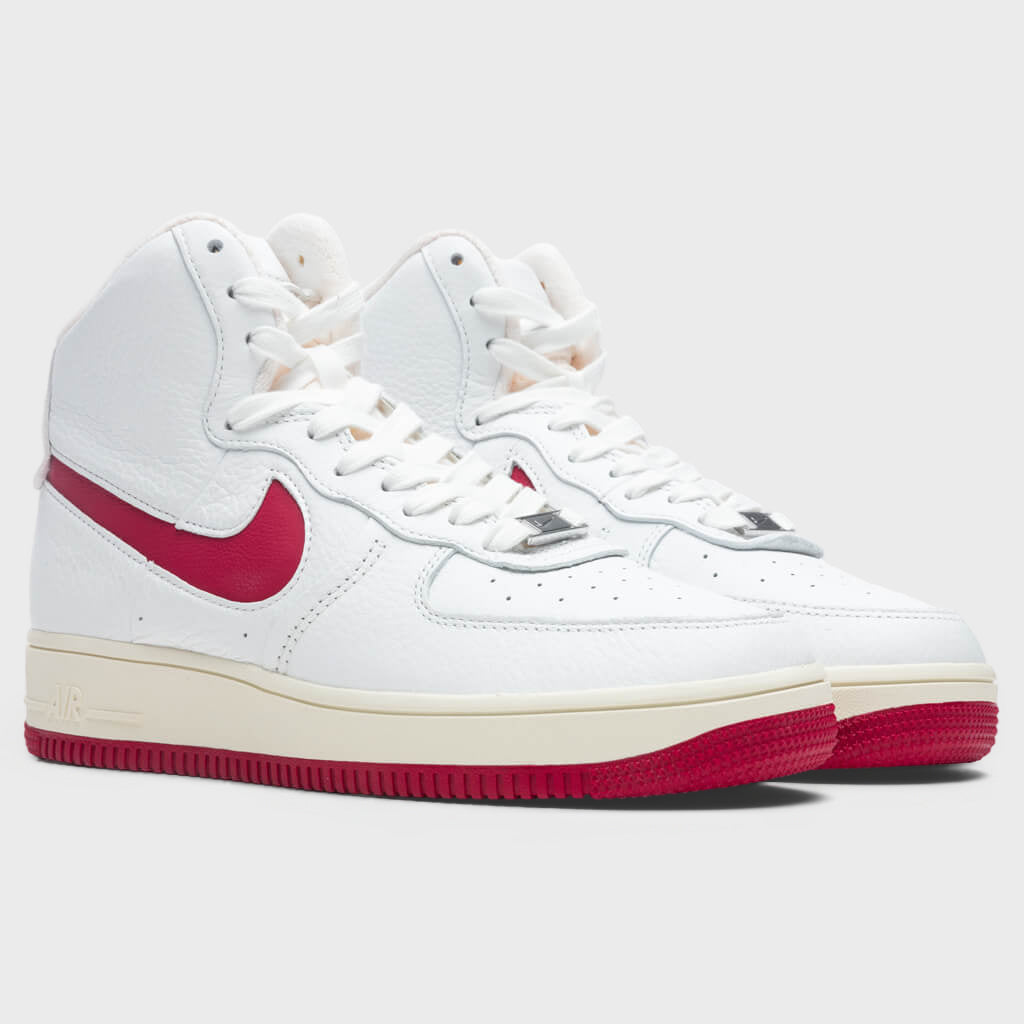 Women's Air Force 1 Sculpt - Summit White/Gym Red