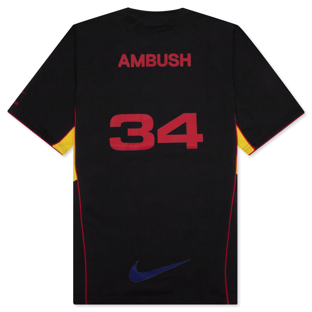 U NRG CN Jersey Top - Black/Vivid Sulfur