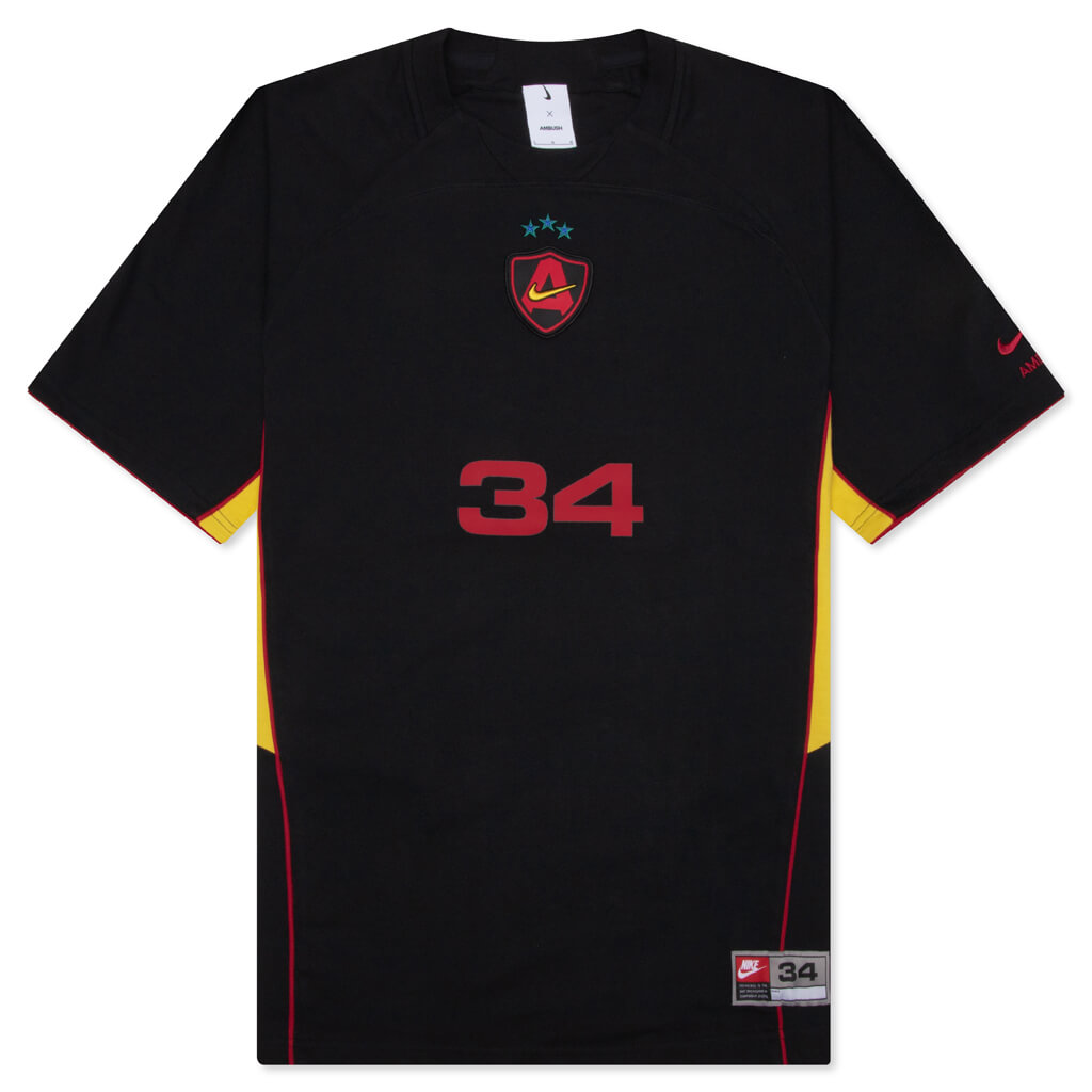 U NRG CN Jersey Top - Black/Vivid Sulfur