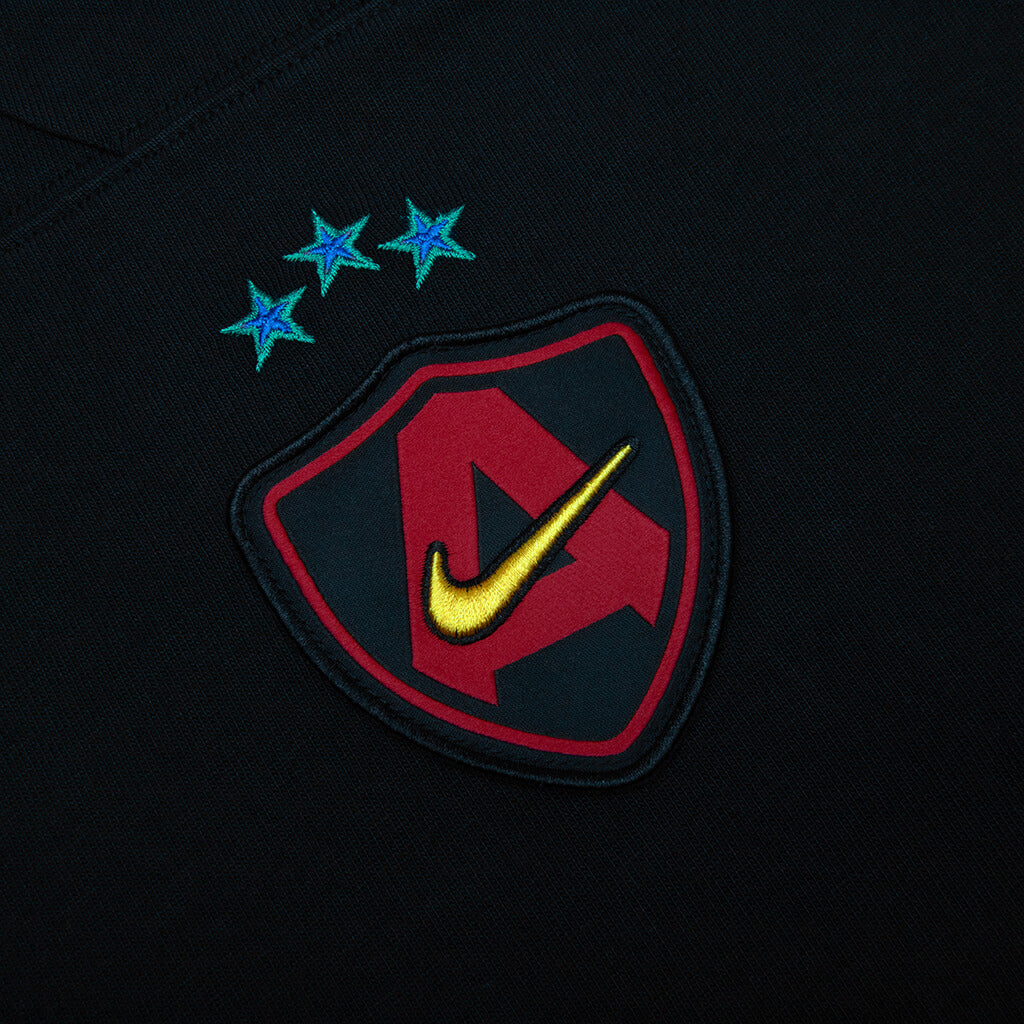 U NRG CN Jersey Top - Black/Vivid Sulfur