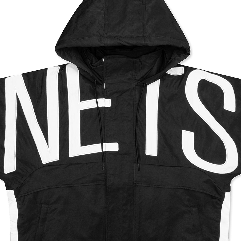 Brooklyn Nets Women's Hooded Jacket - Black