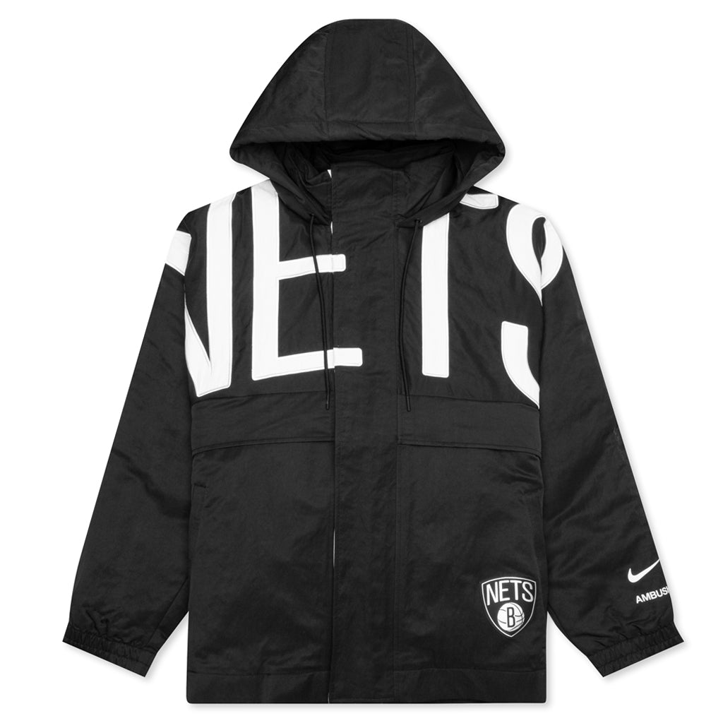Brooklyn Nets Women's Hooded Jacket - Black