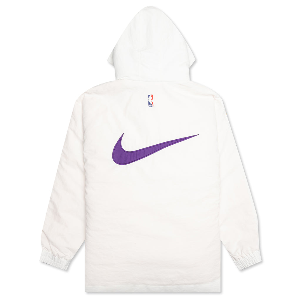 Los Angeles Lakers Women's Hooded Jacket - Summit White