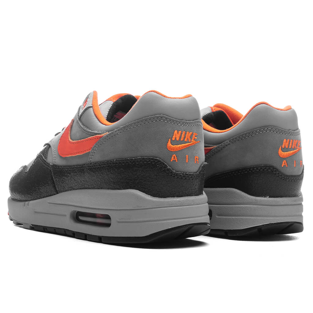 Air Max 1 'Brilliant Orange' - Anthracite/Brilliant Orange/Medium Grey