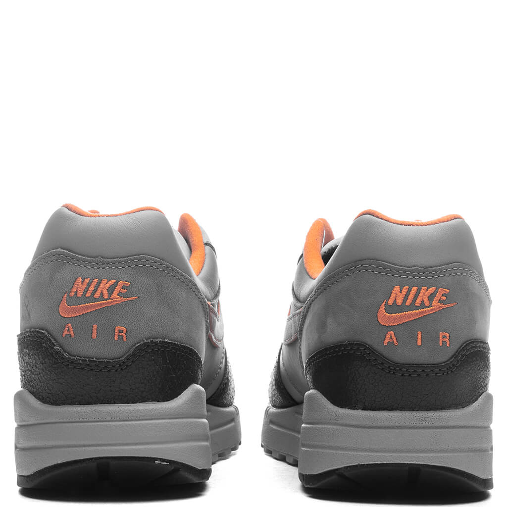 Air Max 1 'Brilliant Orange' - Anthracite/Brilliant Orange/Medium Grey