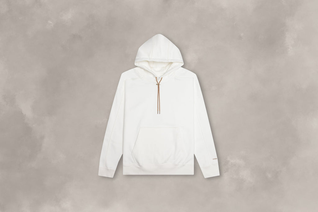 Women's Fleece Hoodie - Sail/Dark Driftwood