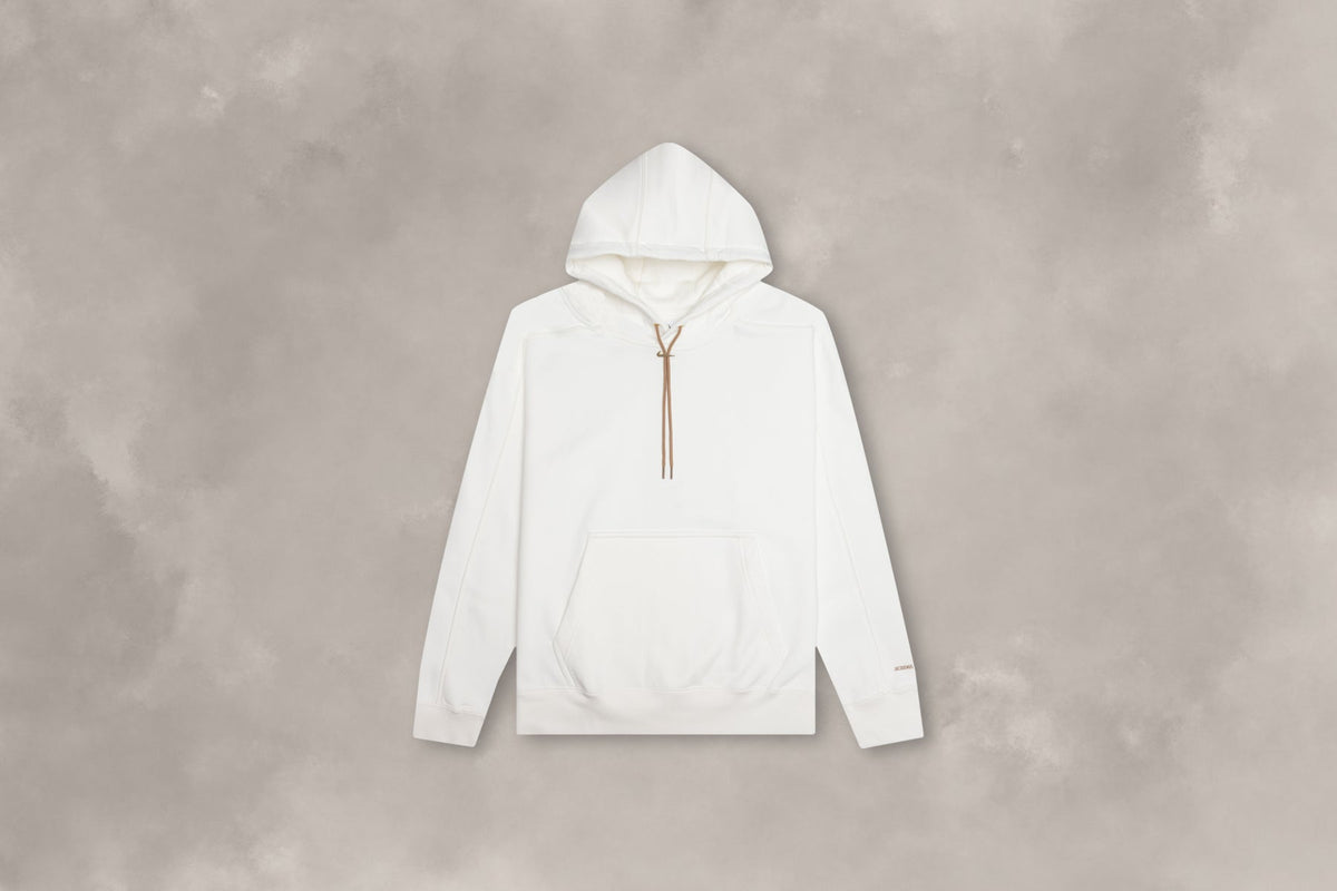 Women's Fleece Hoodie - Sail/Dark Driftwood