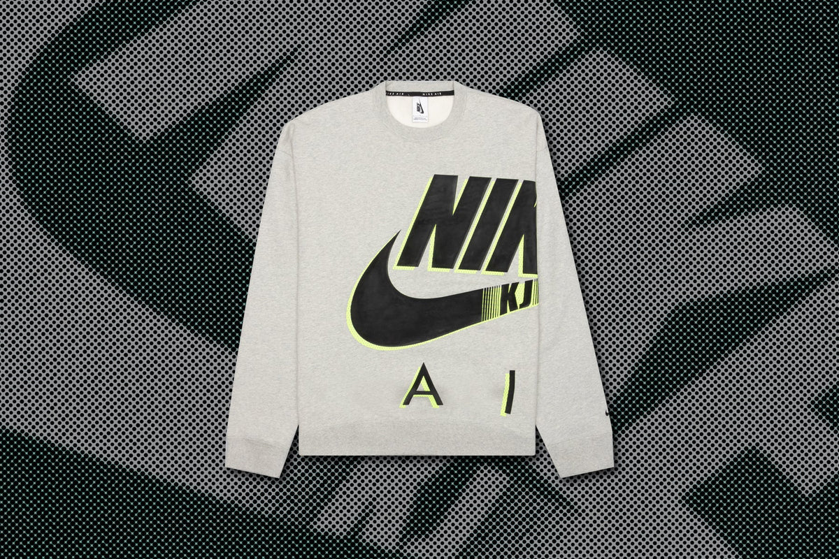 NRG AM Fleece Crewneck - Grey Heather