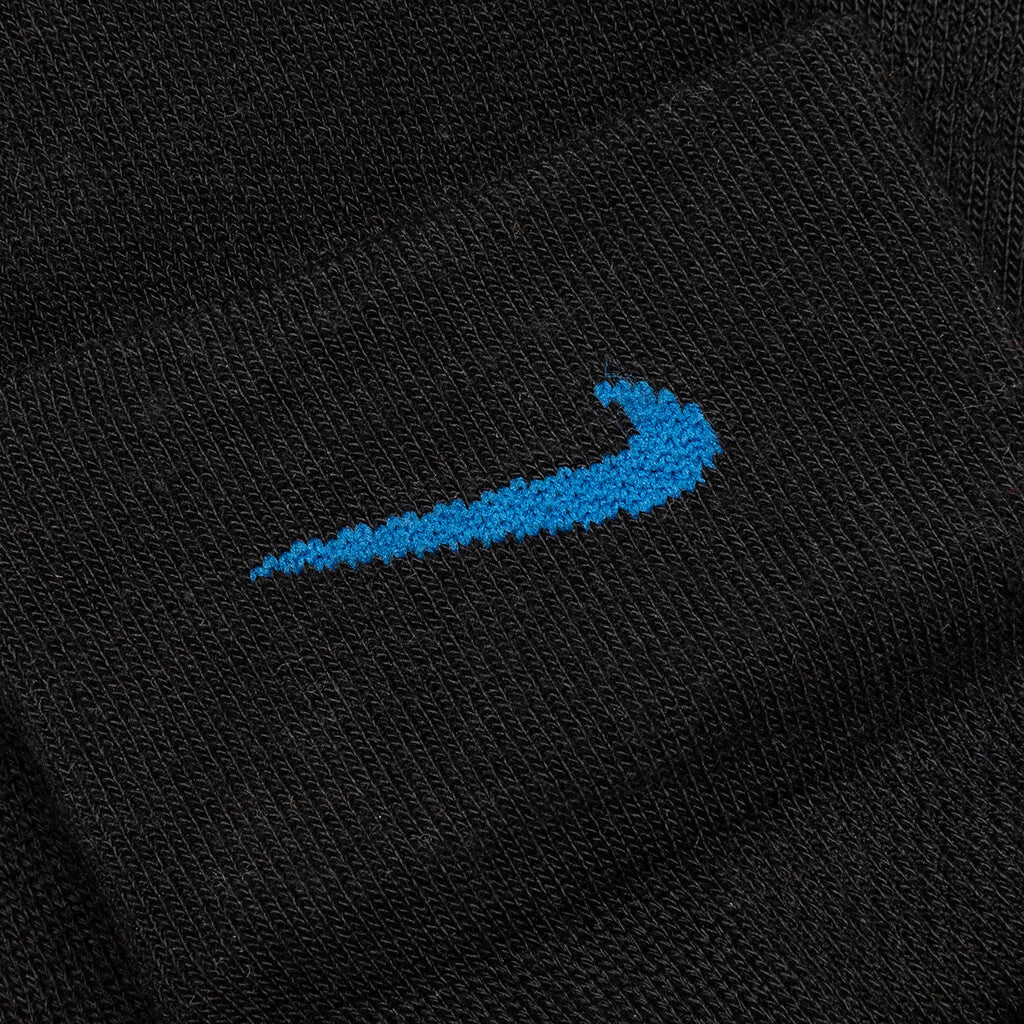 Sock - Black/Blue Jay