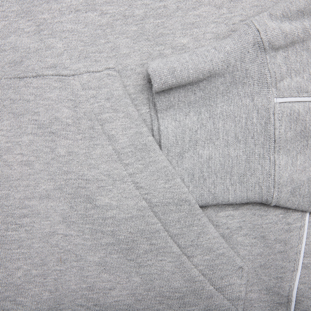 Fleece CS Hoodie - Heather Grey/Matte Silver/Black