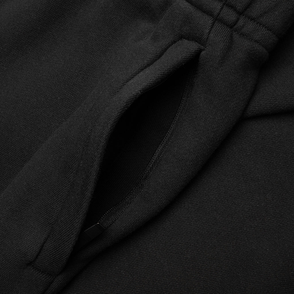 CS Fleece Pants Open Hem - Black/Black/White