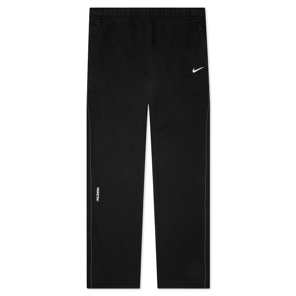 CS Fleece Pants Open Hem - Black/Black/White