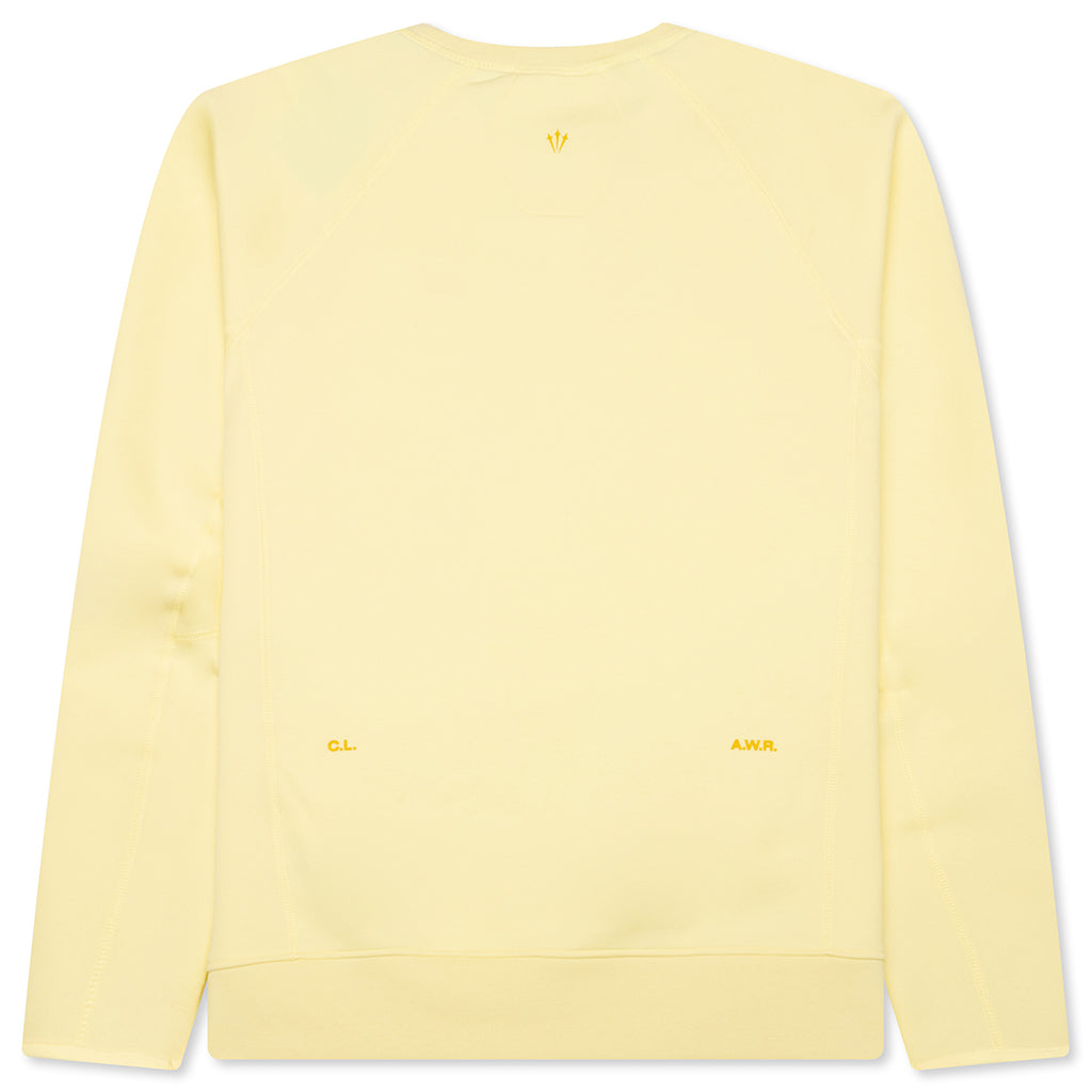Tech Fleece Crew - Citron Tint/Vivid Sulfur