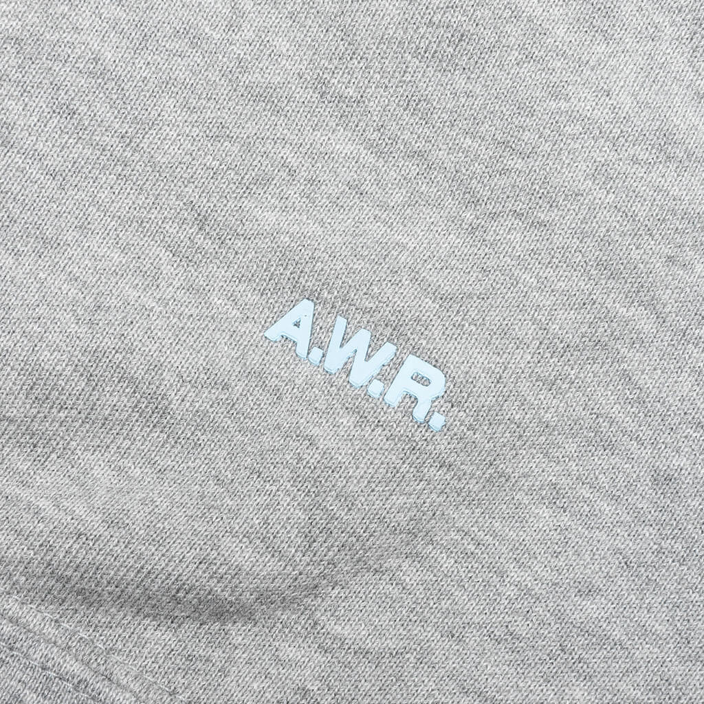 Basketball Hoodie - Dark Grey Heather/Cobalt Tint