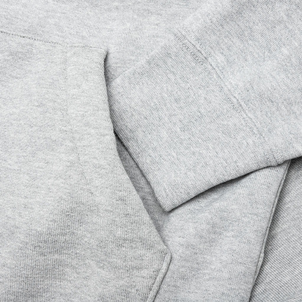 Basketball Hoodie - Dark Grey Heather/Cobalt Tint