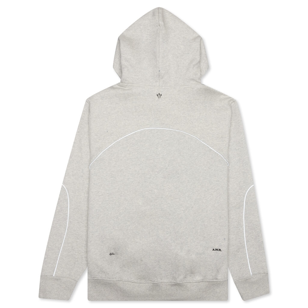 NRG AU Hoodie ESS - Grey Heather/Black