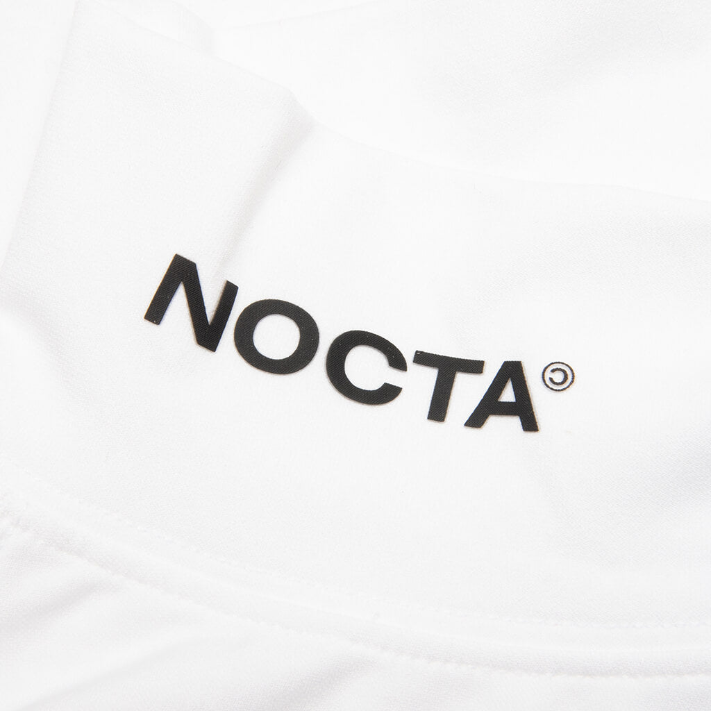 NRG Mock Neck S/S Top - White