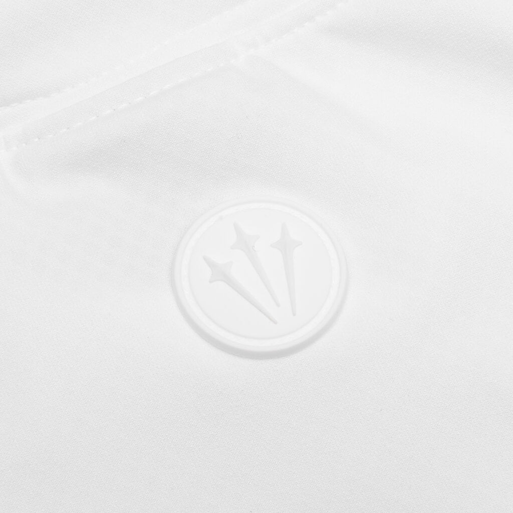 NRG Mock Neck S/S Top - White