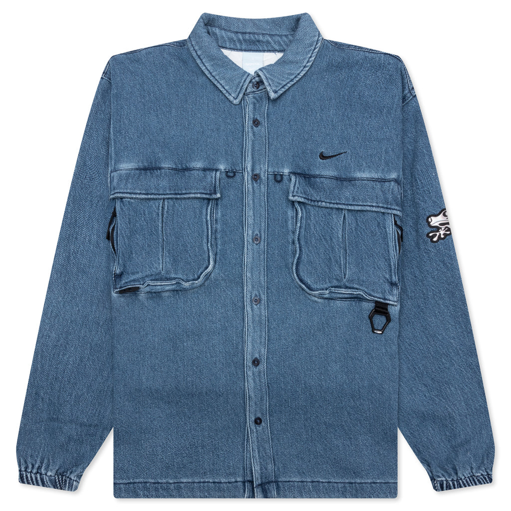 NRG Opal Denim Button Down - French Blue