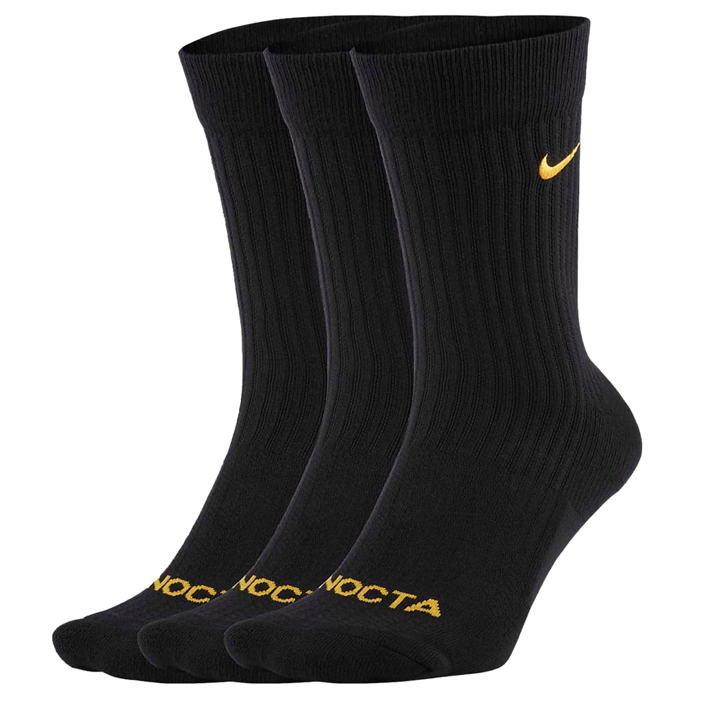 NRG SNKR Sox Crew 3PR - Black/University Gold