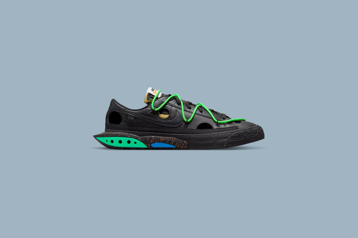 Blazer Low '77 - Black/Electro Green