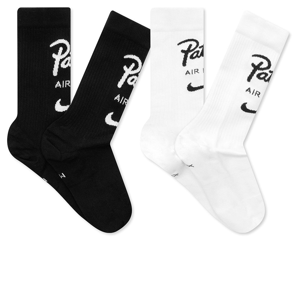 Everyday Essentials Crew Socks (2 Pairs) - Multi-Color