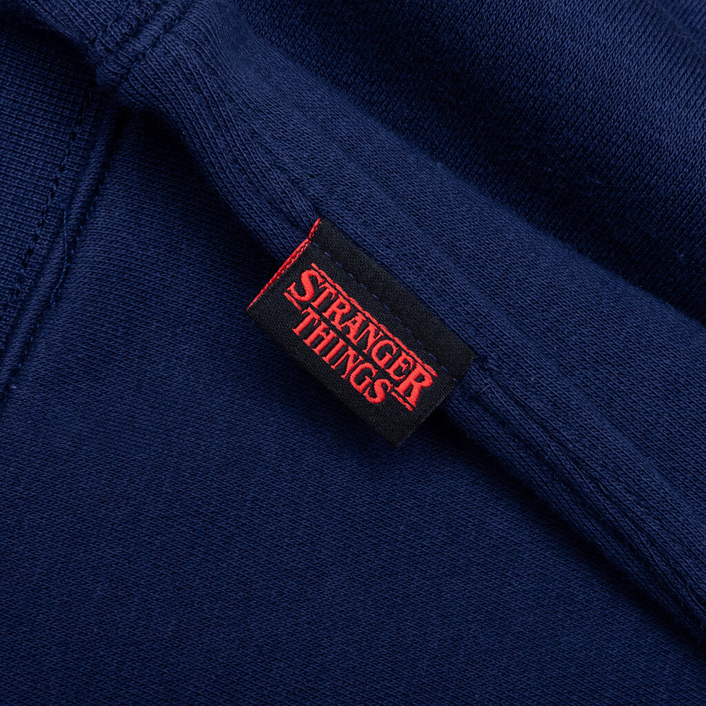 Fleece Crew - Midnight Navy/Soft Yellow