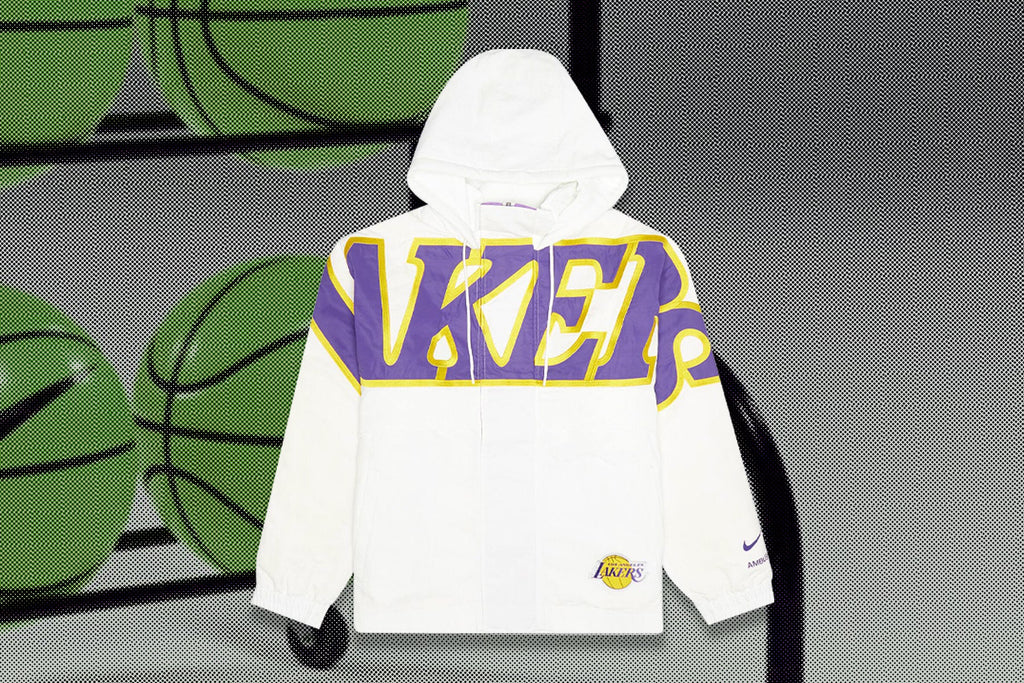 Los Angeles Lakers Women's Hooded Jacket - Summit White