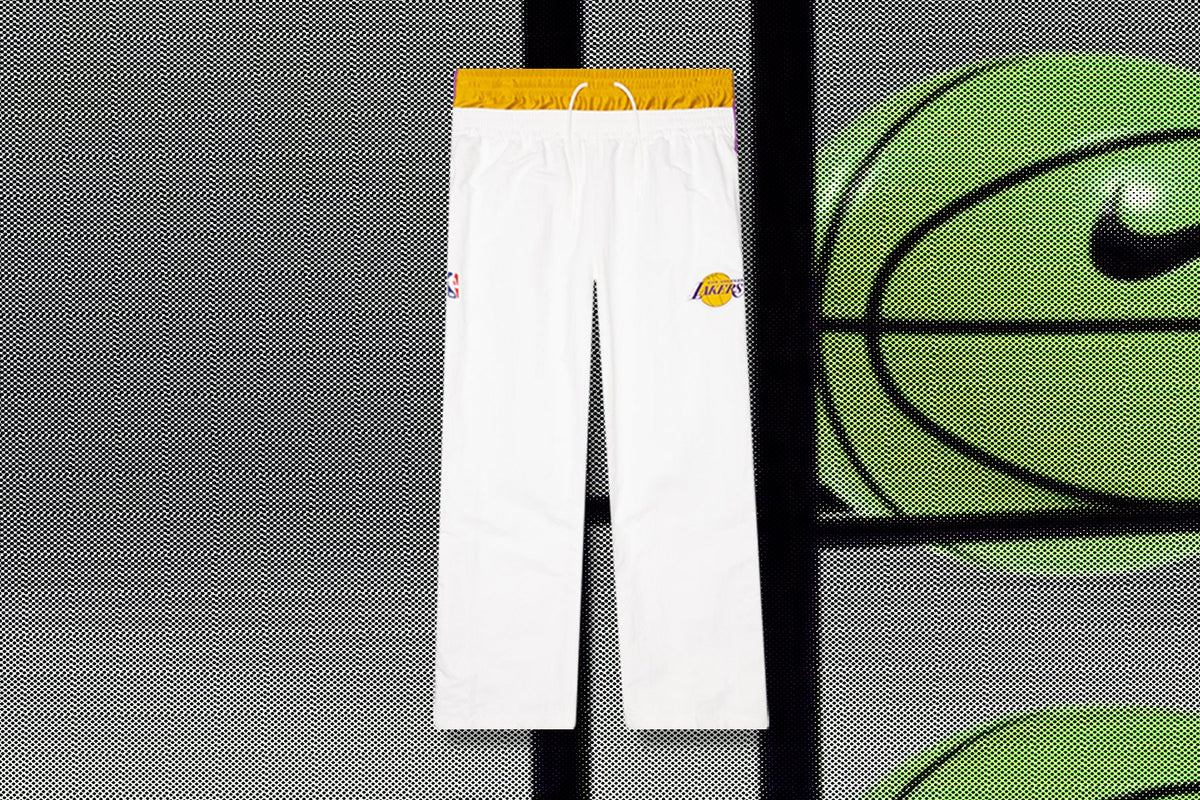 Los Angeles Lakers Women's Tearaway Pant - Summit White