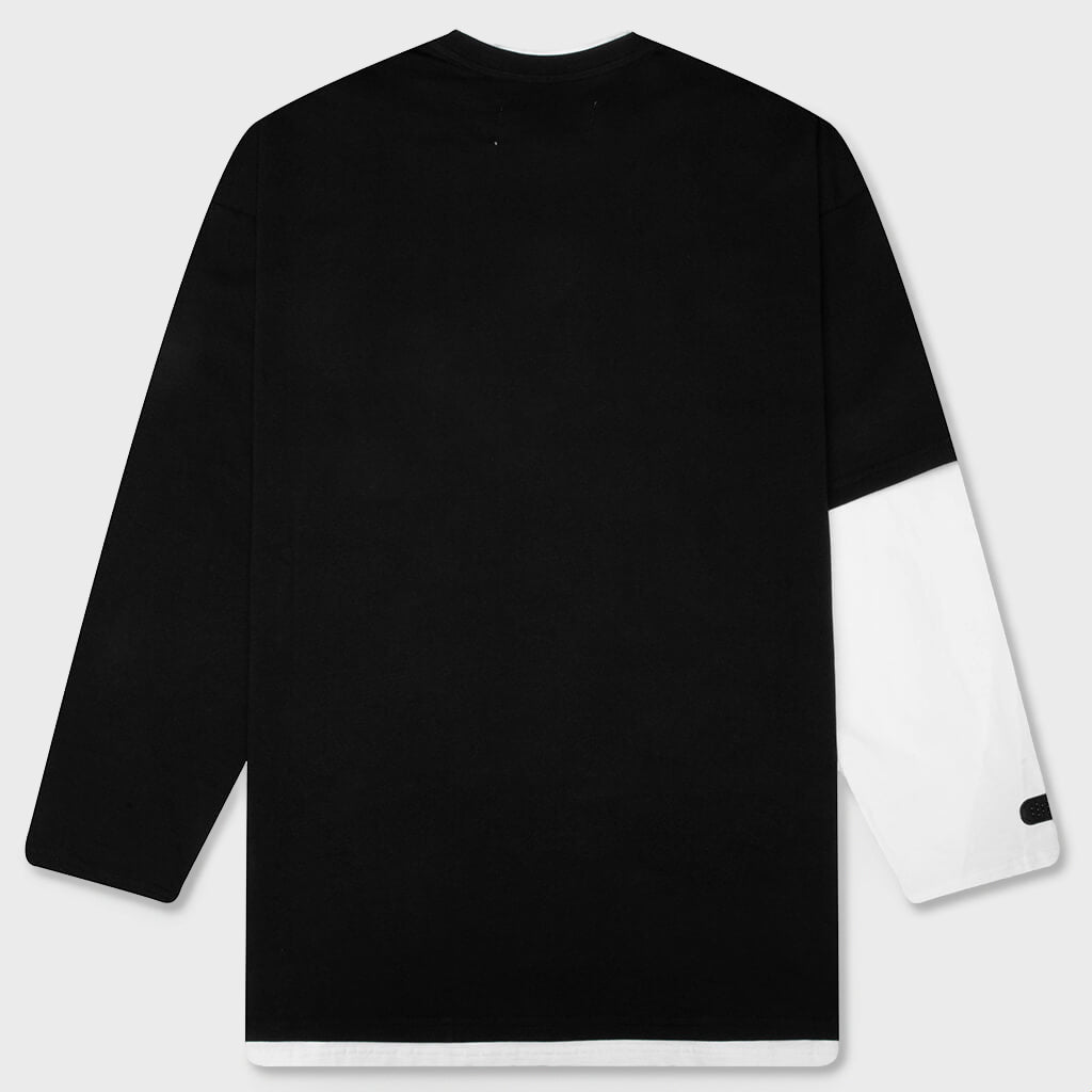 No Name A L/S Tee - Black/White