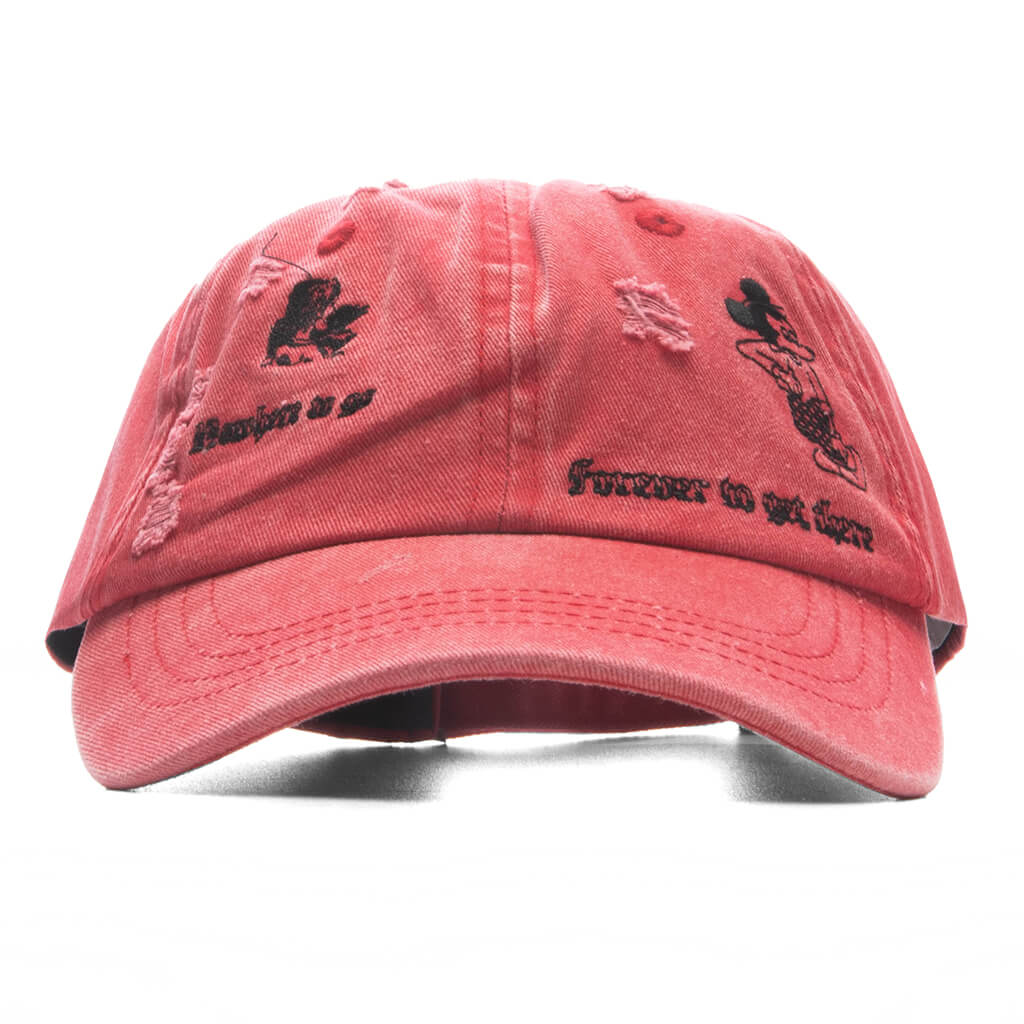 No Where To Go Cap - Washed Red