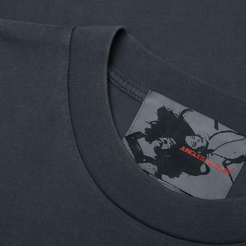 No Where To Go Tee - Vintage Blue